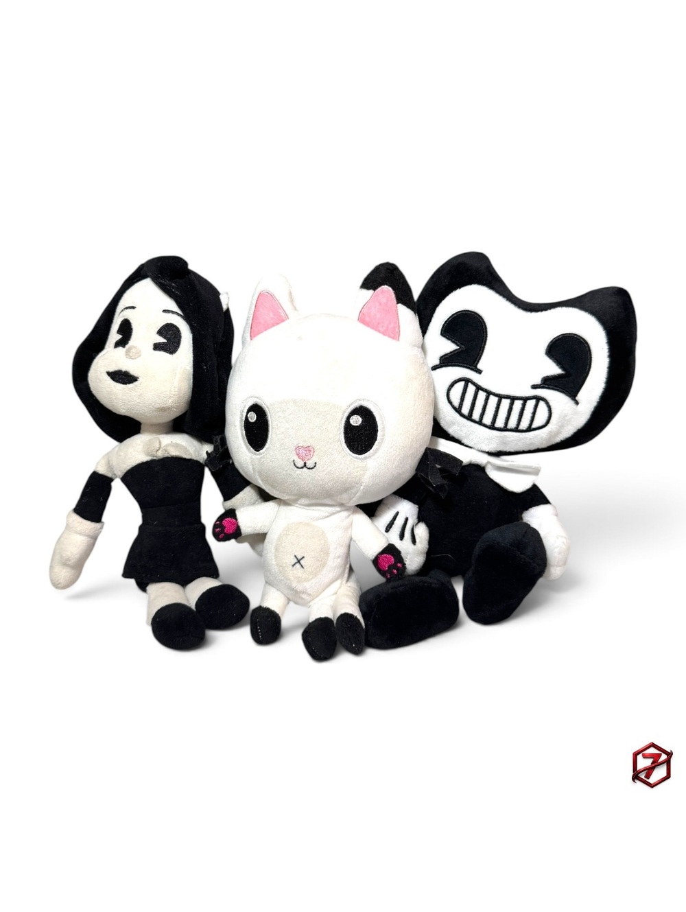 Bendy and the Ink Machine Plush Bundle Bendy Alice Angel Cat 2017 Lot
